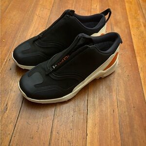 Y-3 Black and Orange Men's Shoes